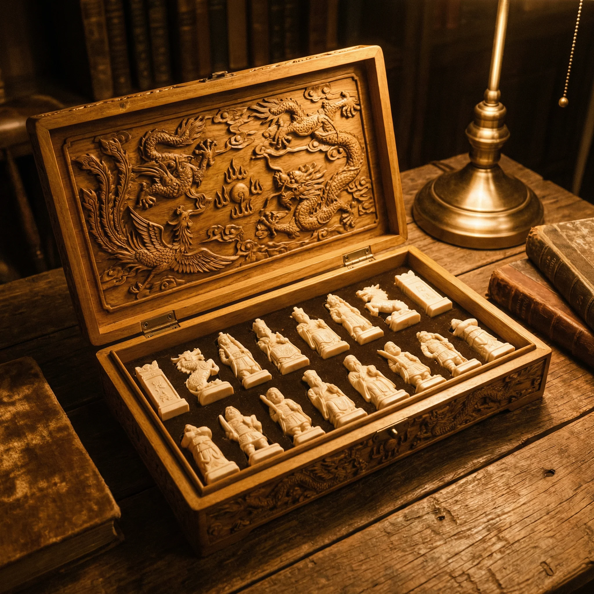 象牙棋子套装 - 麻将pg 珍宝典藏